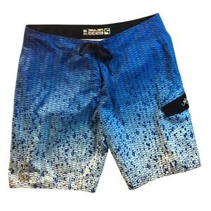 Pelagic Performance Offshore Men Swim Cargo Board Trunks Size 40